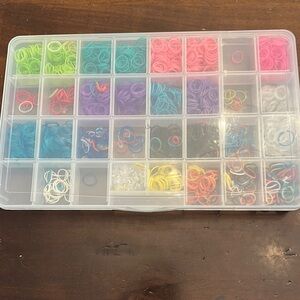 Vibrant Loom Bands Organizer Box